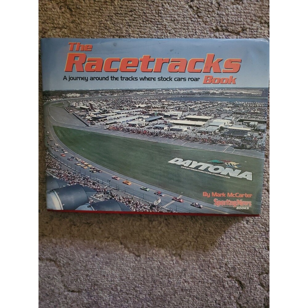 The Racetracks Book, McCarter, Mark. Hardback Collector Of Nascar, Racing & Cars